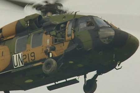 Crash: Defence says Black Hawk helicopters do not have mechanical failure alarms (file photo).