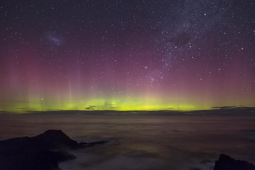 Aurora Australis in Flinders, Victoria