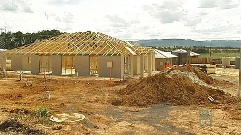 New housing figures suggest Canberra's construction industry is set to slow down over the next financial year.