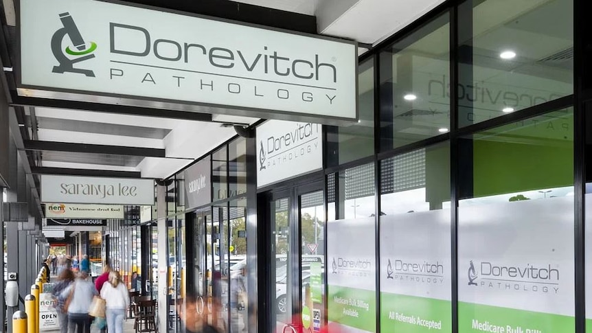 The shopfront of Dorevitch Pathology