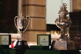 Sydney to Hobart trophies, the JH Illingworth Trophy (line honours) and Tattersall's Cup (handicap).