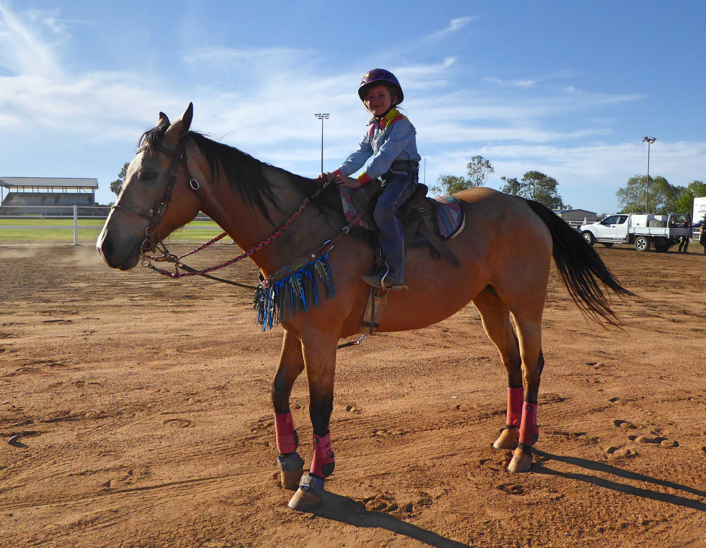 Pintsized barrel racing star takes on riders twice her age ABC News
