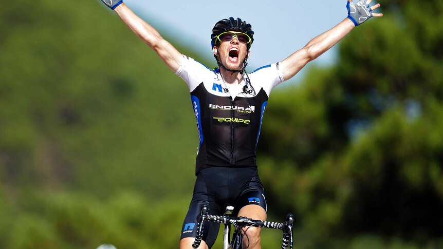 Czech rider Leopold Konig wins stage eight of the Tour of Spain.