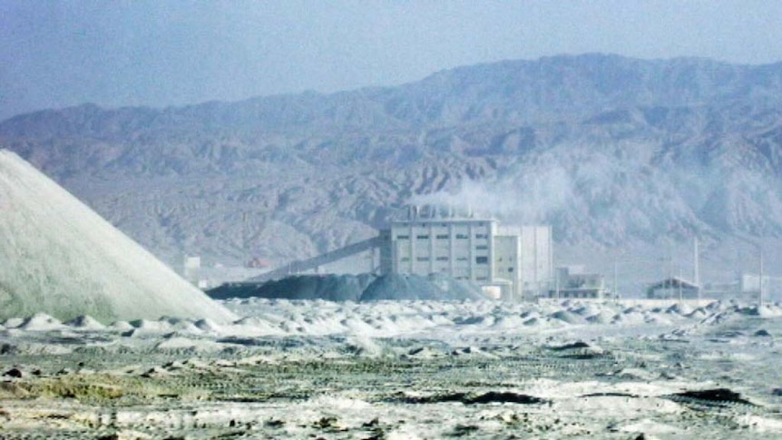 Asbestos mine in China