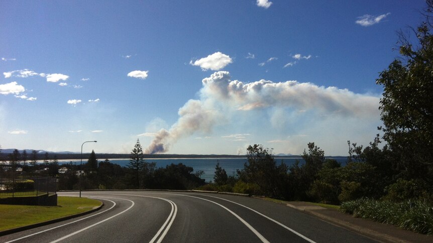 Bushfire smoke north of Port Macquarie