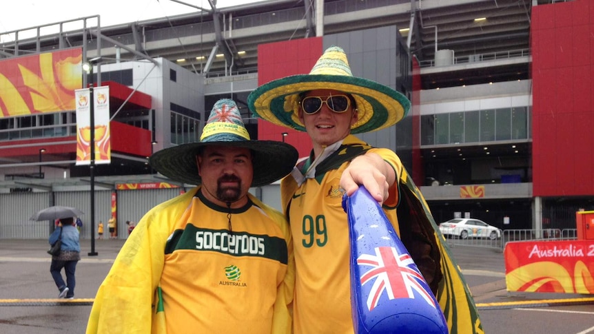 Socceroos fans excitement builds in Newcastle