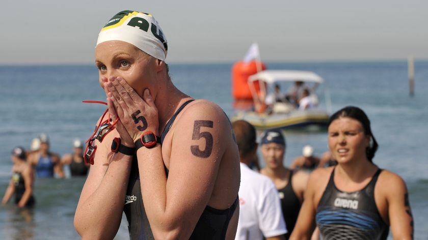Open season: Australian open water swimmer Melissa Gorman (file photo).