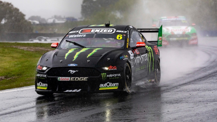 Cam Waters driving in a qualifying session at Bathurst 1000.