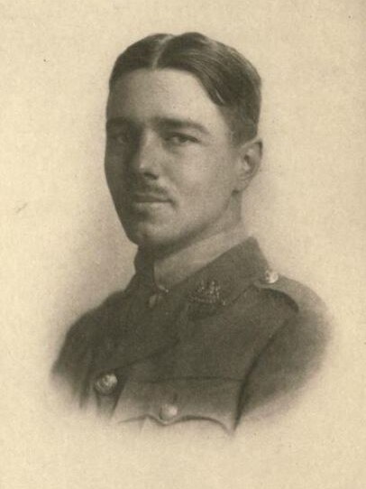 A sepia-toned portrait of a man in military uniform.