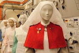 Historic nurses uniforms at Fremantle Hospital Museum.
