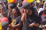 Noongar people celebrate the Federal Court native title ruling over Perth.