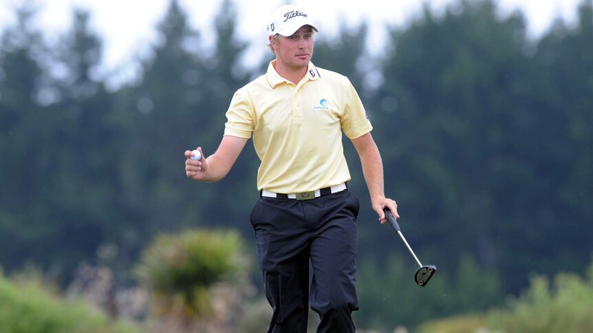 Jake Higginbottom won the New Zealand Golf Open and has now turned professional.