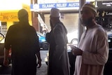 Muslim men in the western Sydney suburb of Auburn.
