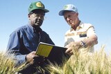 Norman Borlaug and Sanjaya Rajaram