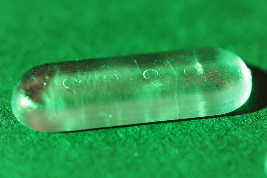 A 3D nano barcode used to verify goods