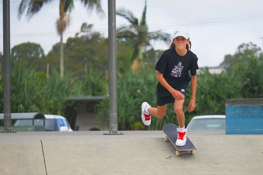 girl skating