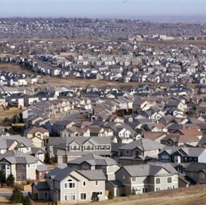A view of a neighbourhood in the town of Superior, Colorado, a Denver suburb February 27, 2006