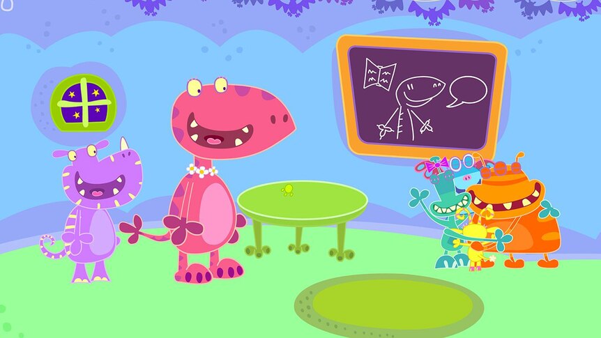 Monster friends in the classroom