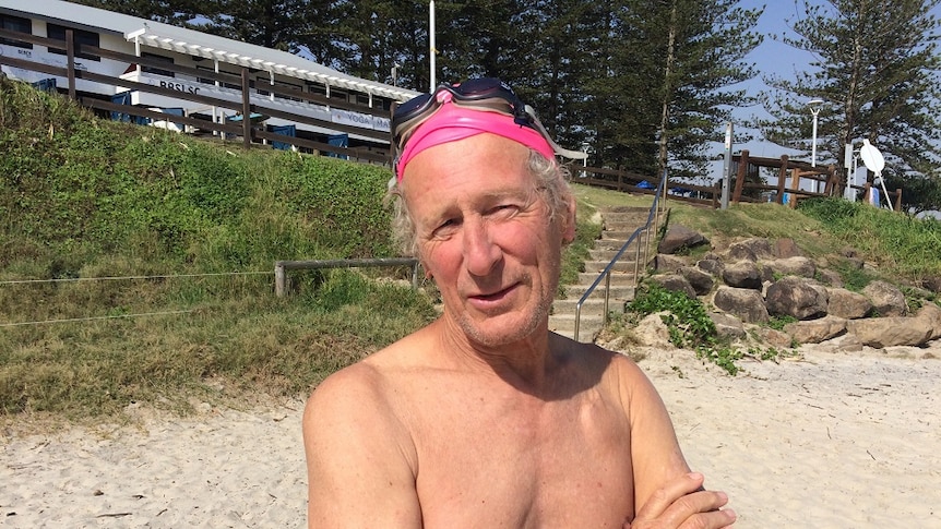 Byron Bay ocean swimmer Savaad Wells.