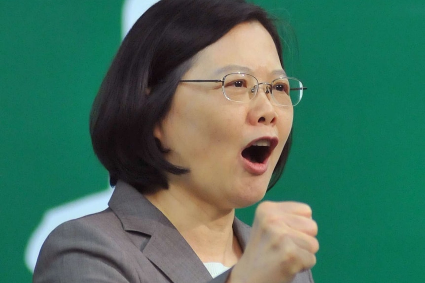 Taiwan's opposition DPP lawmaker Tsai Ing-wen