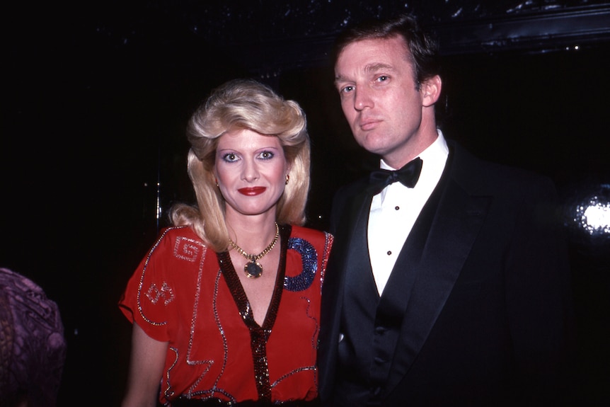 Donald and his first wife Ivana Trump