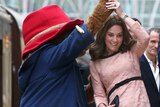Duchess of Cambridge dances with Paddington Bear
