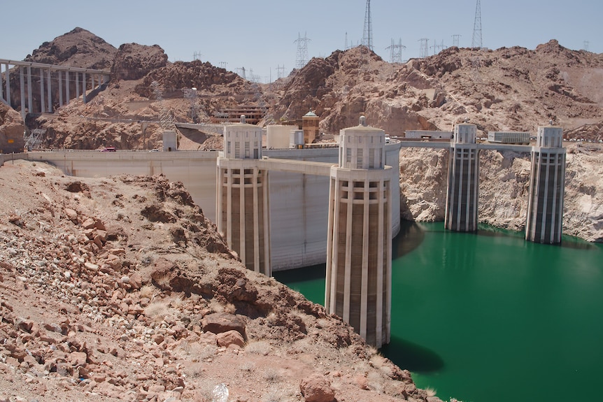 Hoover Dam water level.