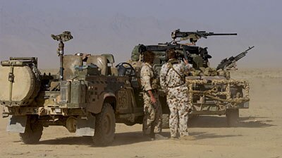 SAS troops are being sent to Afghanistan to help maintain law and order [file photo]