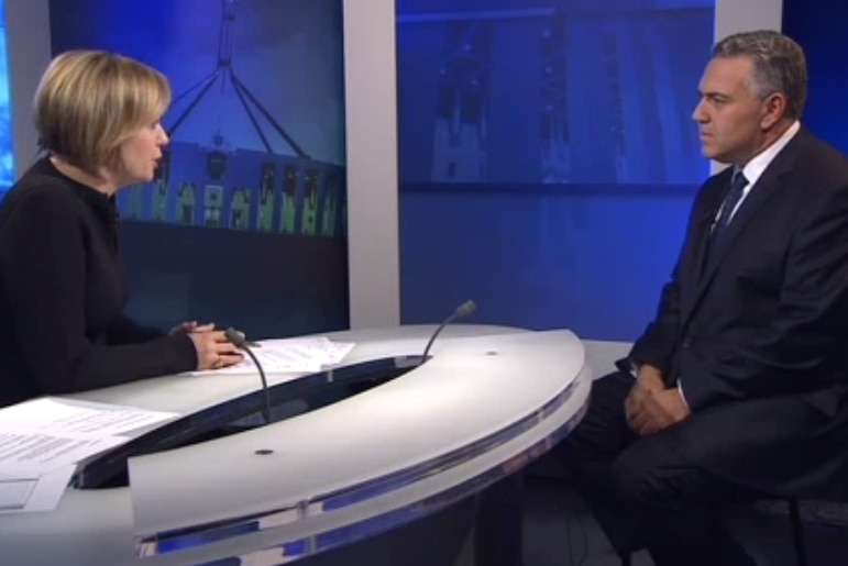 Sarah Ferguson interviews Treasurer Joe Hockey