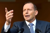 Tony Abbott at press conference