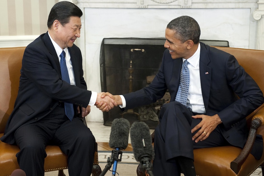 Barack Obama and Xi Jinping meet in Washington.