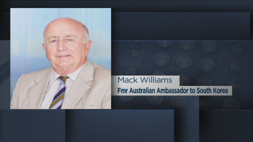 Former Australian ambassador to South Korea, Mack Williams, discusses the situation