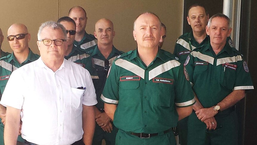 Paramedics at Pt Adelaide Magistrates Court