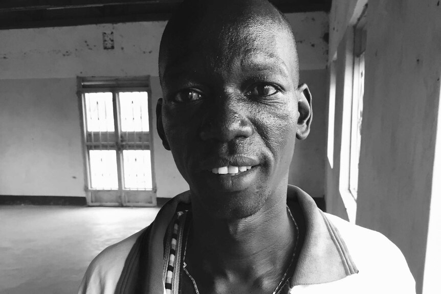 Health worker, Solomon Ohucholi, in South Sudan.