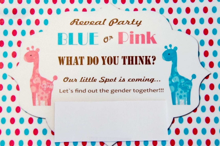 Invitation to a reveal party