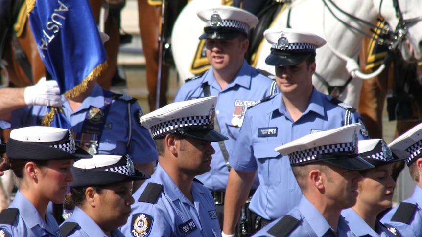 Police graduating