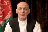  A video shows Afghan president Ashraf Ghani speaking from exile in the United Arab Emirates.