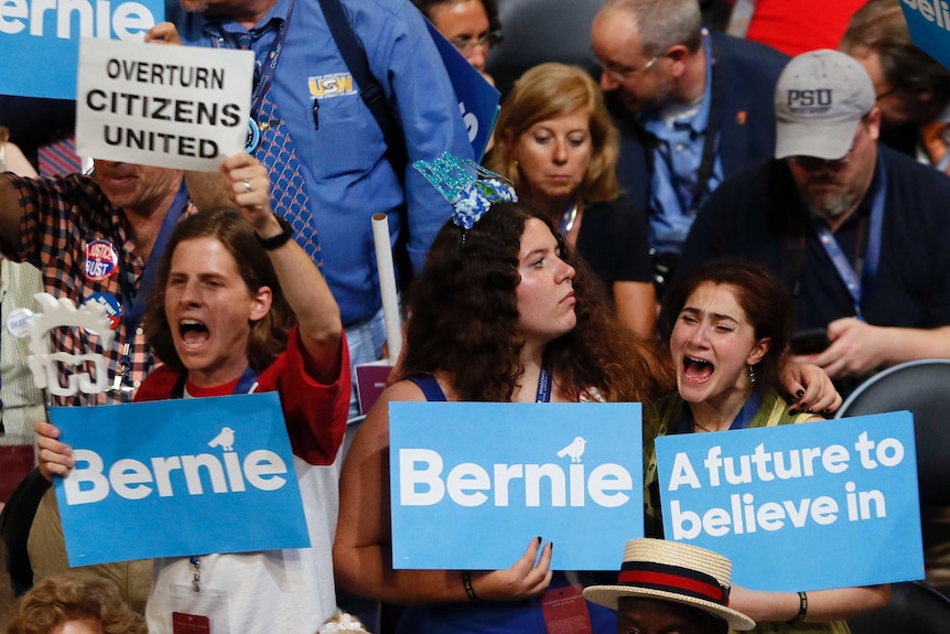 Democratic National Convention crowds, July 26, 2016