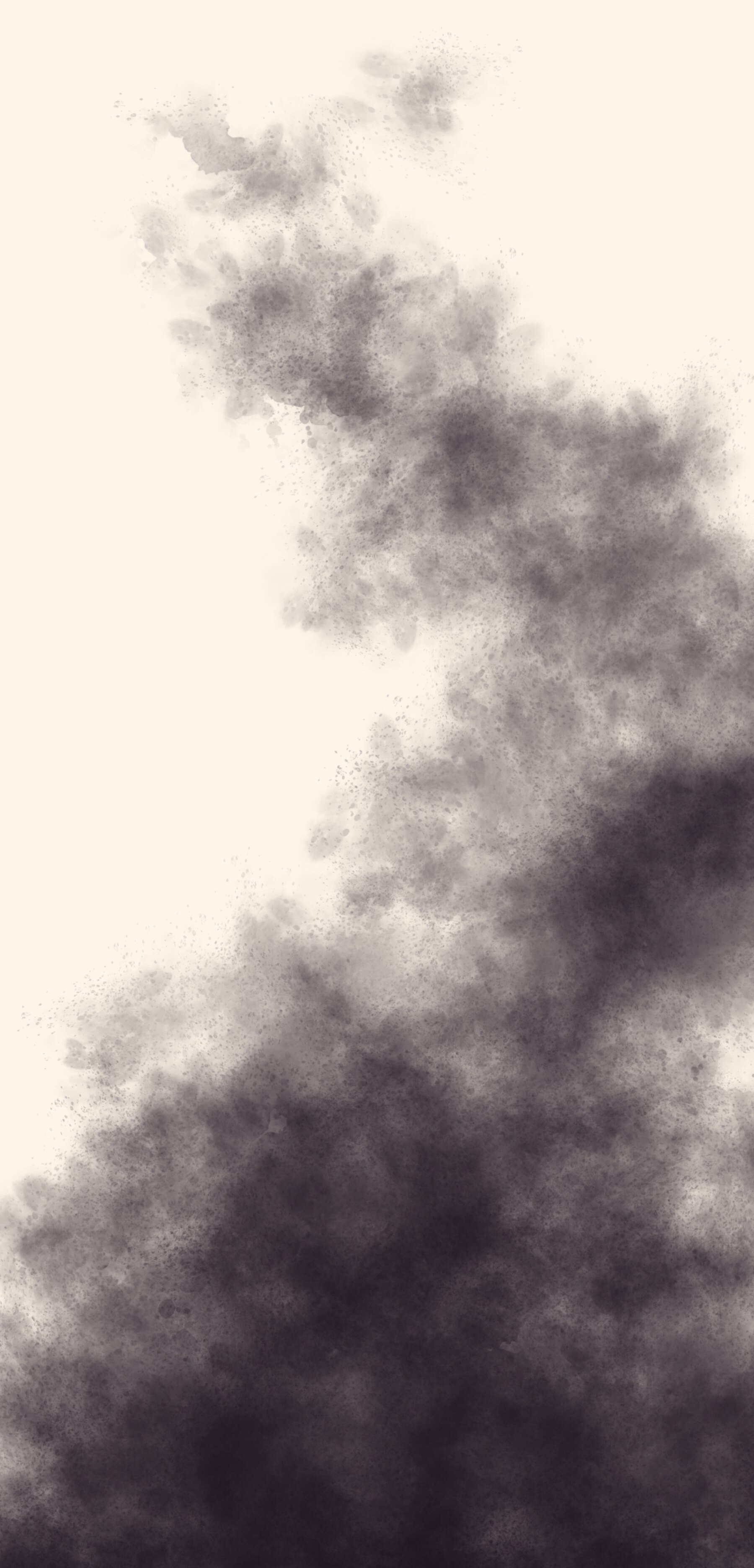 An illustration of smoke columns