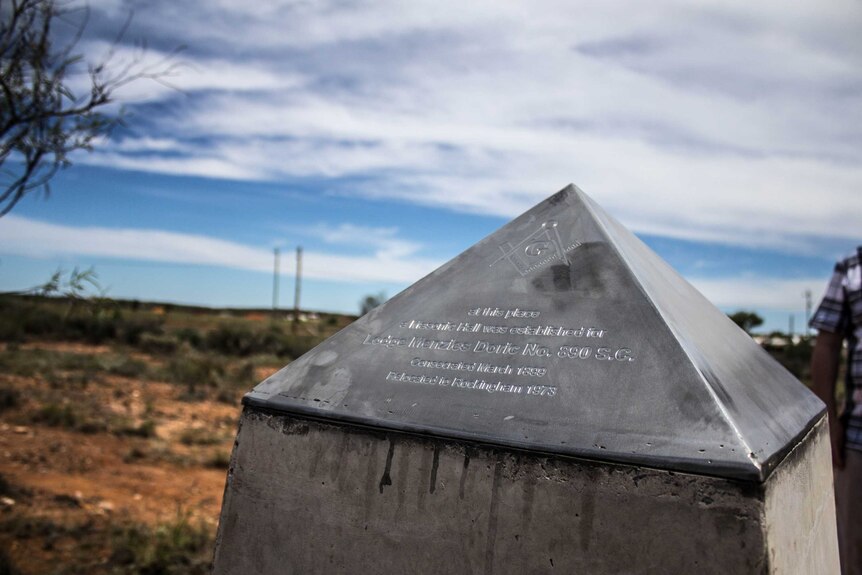 The Masonic Obelisk unveiled at Menzies