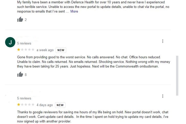 Reviews say they have received terrible service, cannot update their details or contact the company.