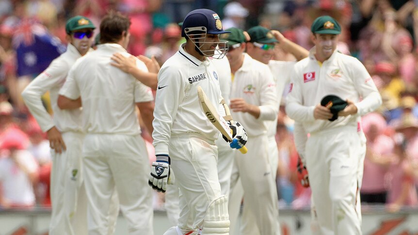 Sehwag has had a lean series and credits Australia's discipline with the ball.
