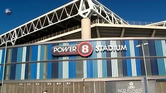 RCD Espanyol's home ground was renamed 'Power8 Stadium'