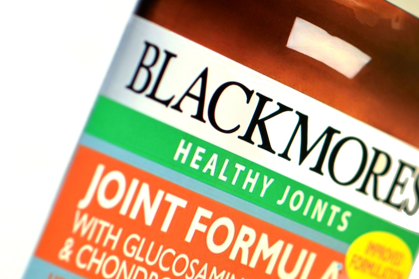 A still of the Blackmores vitamin product joint formula.