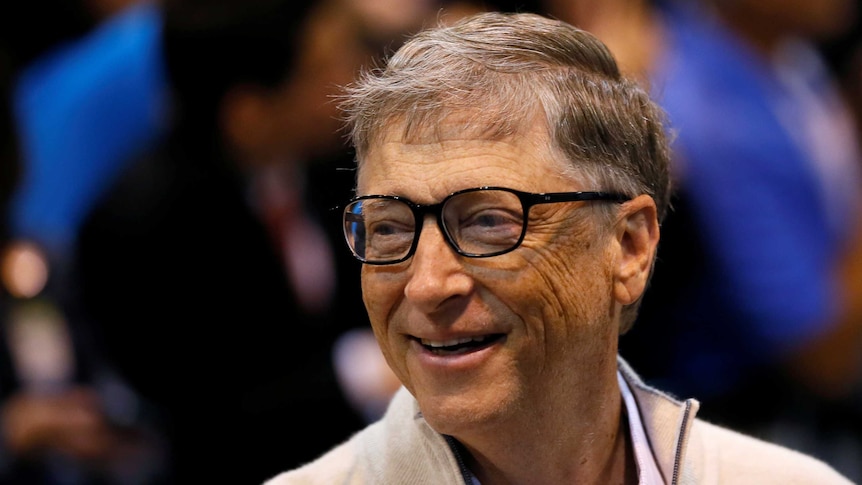 Microsoft co-founder Bill Gates smiles
