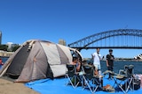 People camping out for Sydney's New Year Eve fireworks