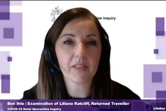 Liliana Ratcliff gives evidence