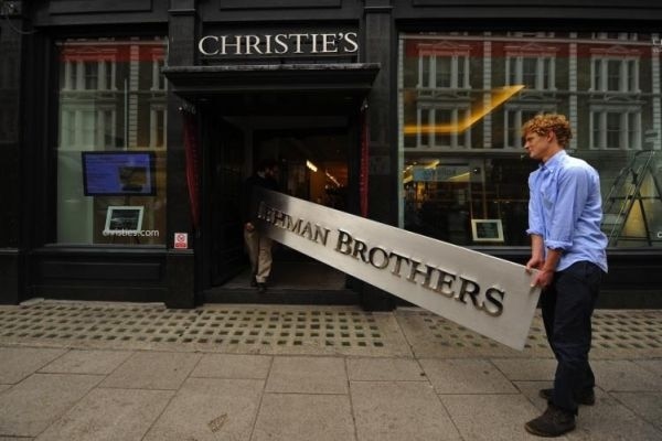 Lehman Brothers sign enters Christie's
