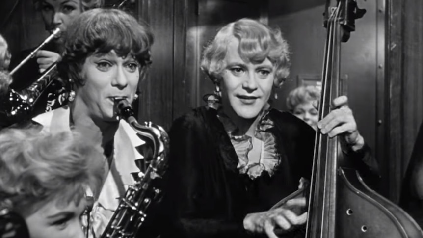 Tony Curtis and Jack Lemmon in Some Like It Hot