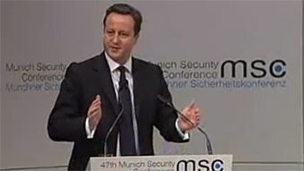UK Prime Minister David Cameron says multiculturalism in Britain has failed. (YouTube)